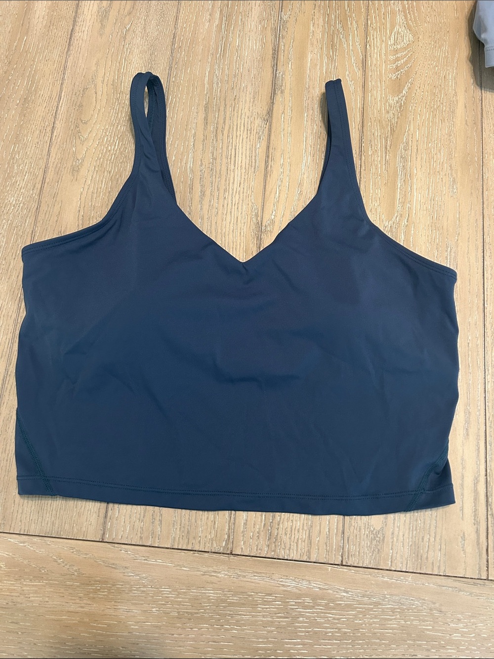 Oalka Women's Teal V-Neck Tank Athletic Top XXL